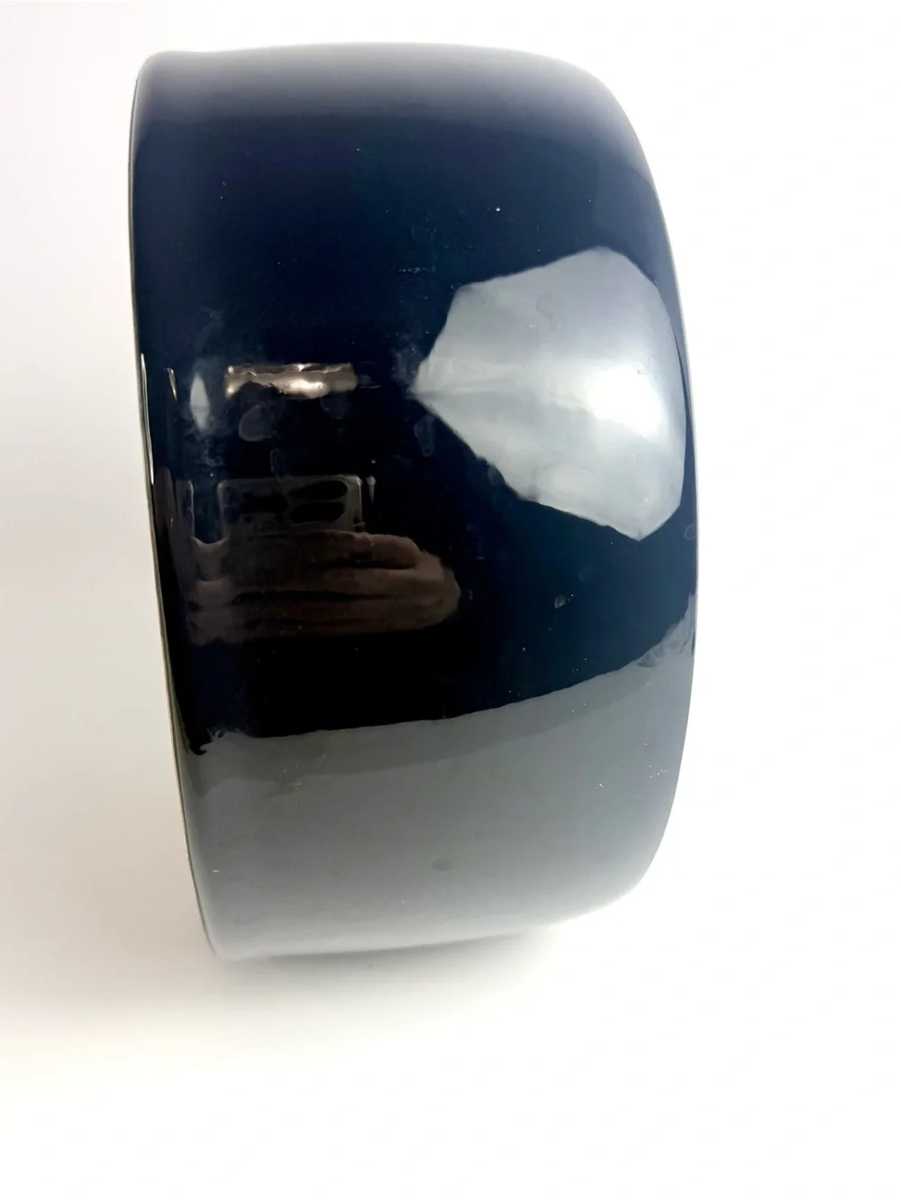 RARE Vineyard Vines Navy Blue & White Whale Pet Food/Water Bowl 8 X 4 Inches